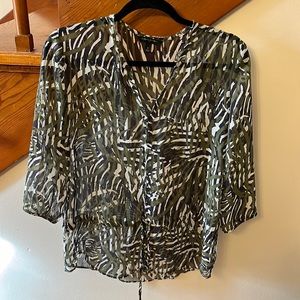 Banana Republic sheer tunic